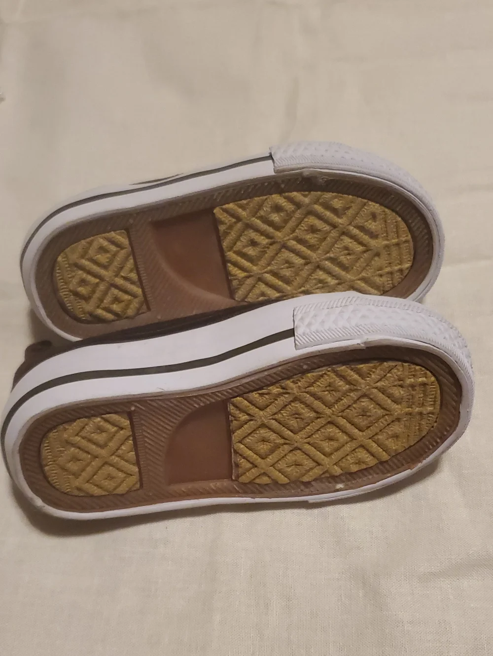 Smart Step Size 4 Brown Corduroy Baby Toddler Shoes